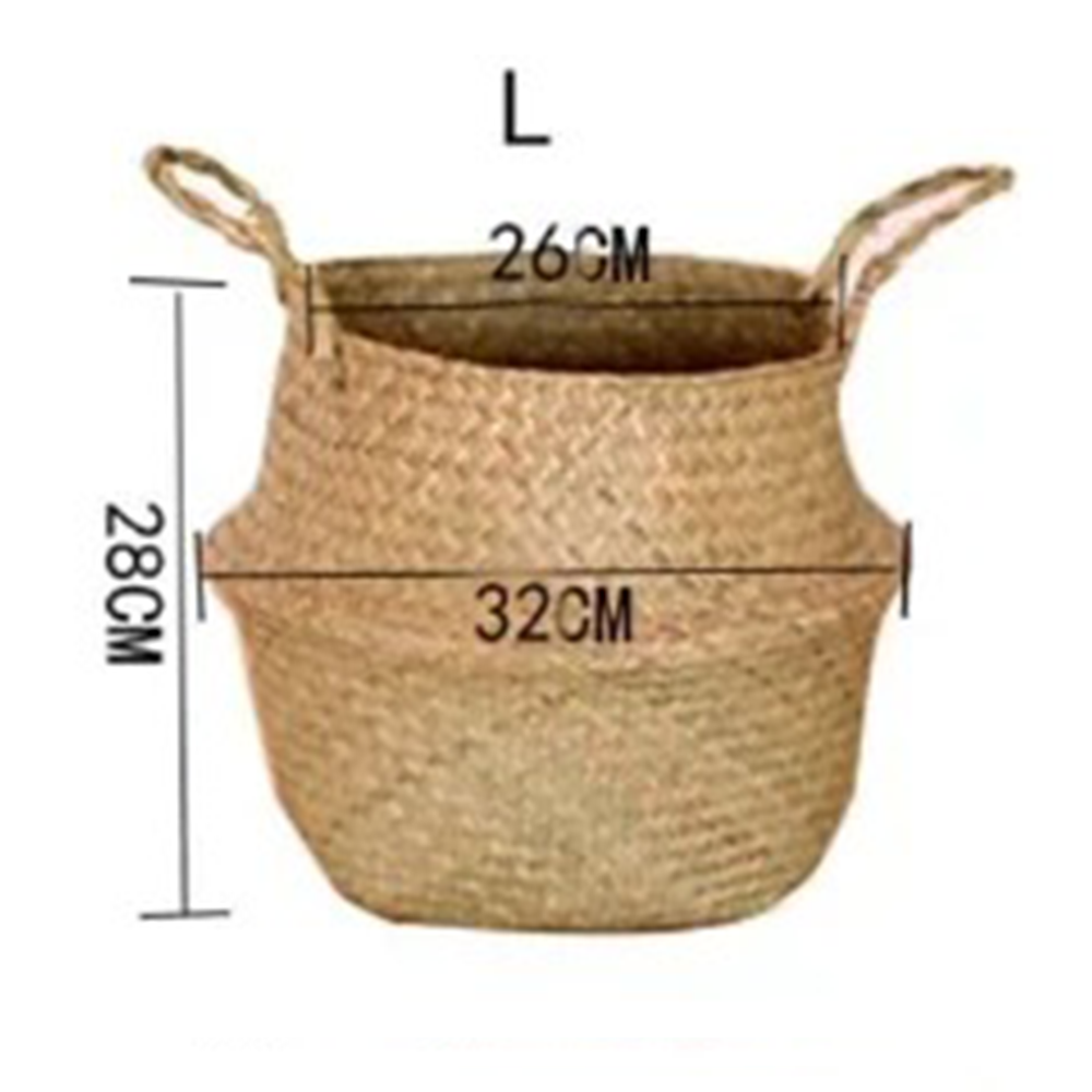 Cesto Appeso In Vimini E Alghe Marine