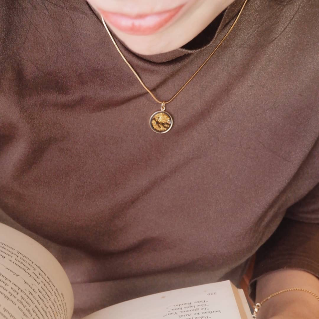 Scorpio Zodiac Sign Sustainable Necklace-4