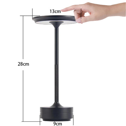 Touch Charging Table Lamp USB Dimming LED Desk Light for Bedside Bedroom Study Bar Decoration Nordic Simple Portable Night Light
