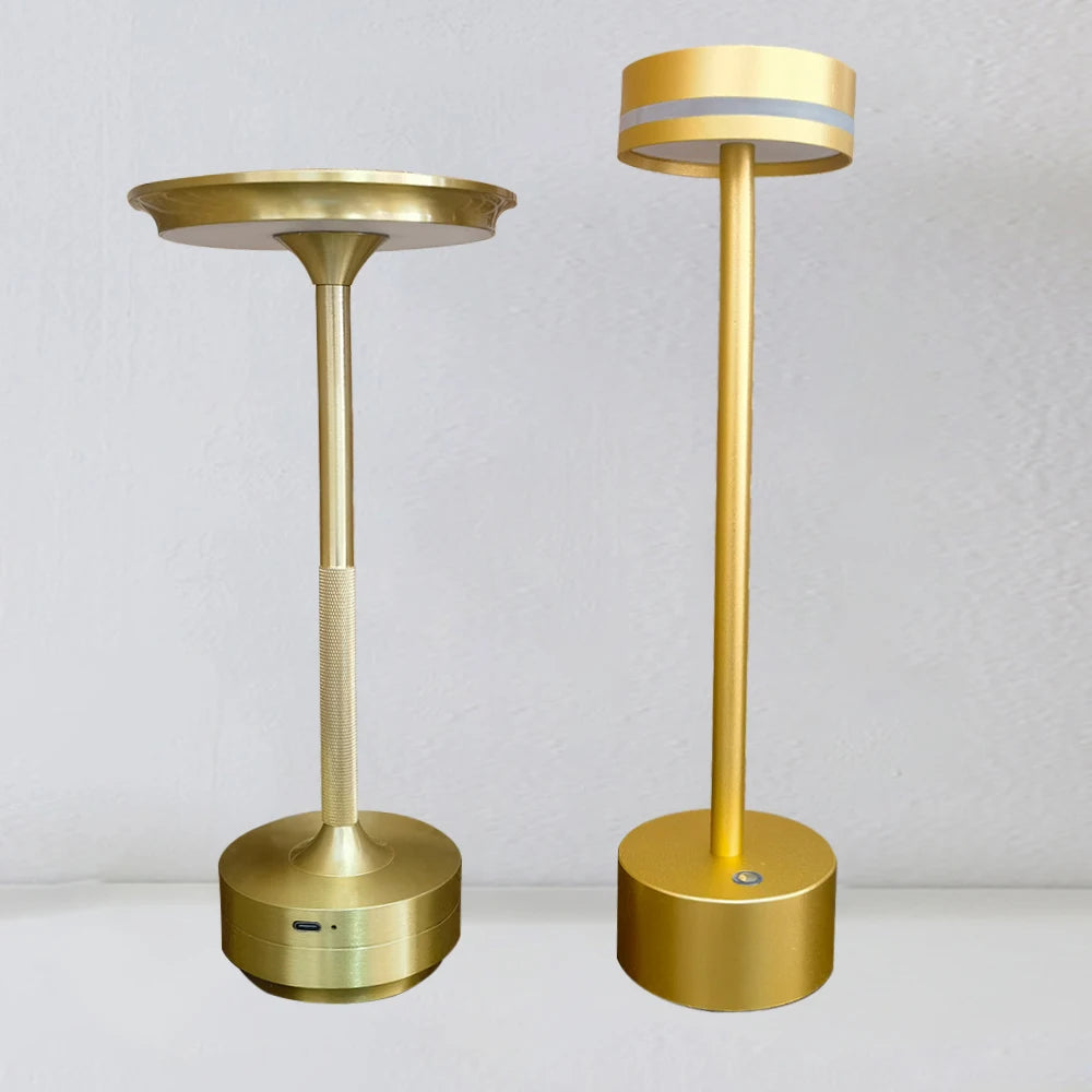 Touch Charging Table Lamp USB Dimming LED Desk Light for Bedside Bedroom Study Bar Decoration Nordic Simple Portable Night Light