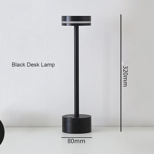 Touch Charging Table Lamp USB Dimming LED Desk Light for Bedside Bedroom Study Bar Decoration Nordic Simple Portable Night Light